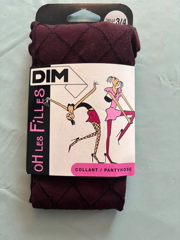 Collant / pantyhose aubergine T3/4