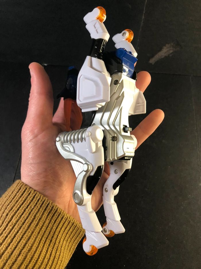 Figurine Power Rangers Jungle Fury geki gazelle Zord Gekiranger Bleu Bandai robot megazord - photo numéro 8