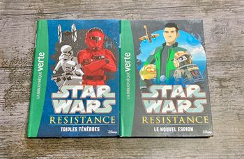 2 livres Star Wars Resistance Bibliothèque verte
