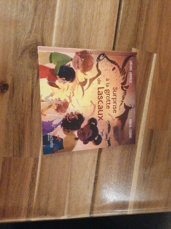 Livre surprise a la grotte de Lascaux
