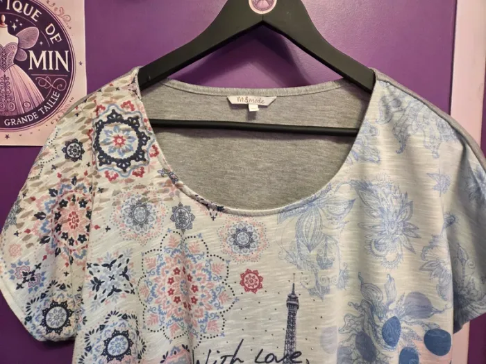 Blouse manches courtes T48 M&S Mode - photo numéro 2