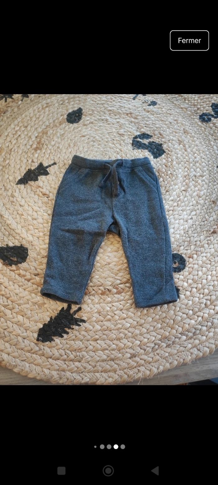 Lot 6 pantalons bébé garçon 9 mois - photo numéro 6