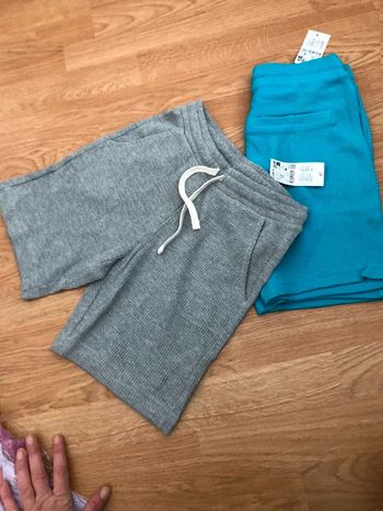 Lot de  deux  shorts nid  d’abeille