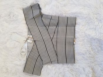 Crop top col bateau croisé Taille unique Neuf