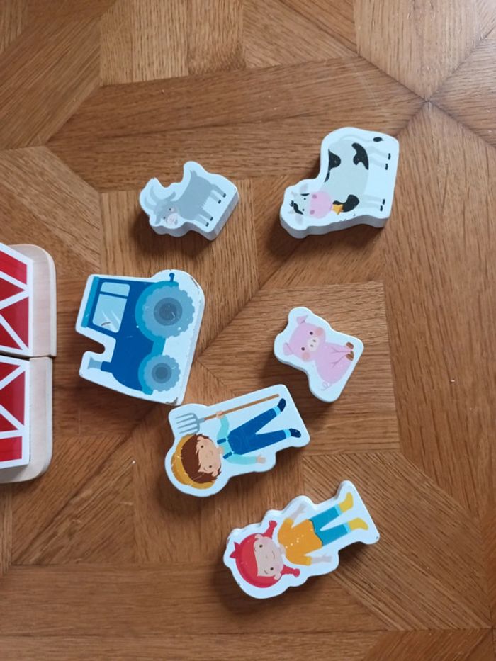 Jouet ferme en bois - photo numéro 4