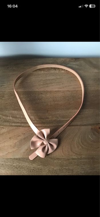 Ceinture femme nude à noeud 