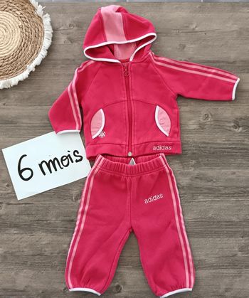 🌞 jogging adidas rose taille 6 mois Bon état
