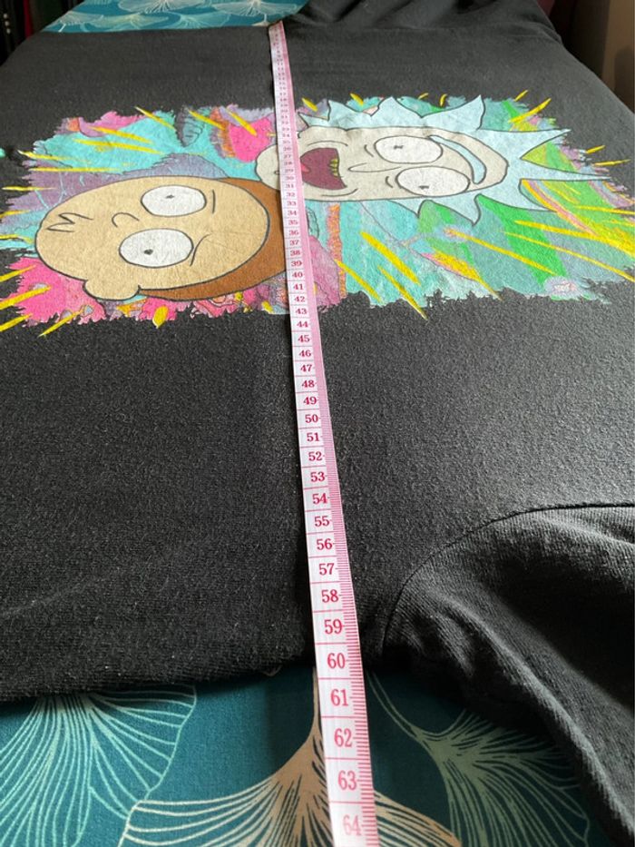 T-shirt noir pour homme Rick et Morty taille XL 338 - photo numéro 5