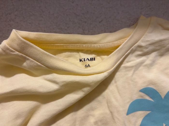 T-shirt noué 6 ans kiabi palmier - photo numéro 2