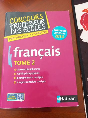 Manuel de préparation au crpe français tome 2