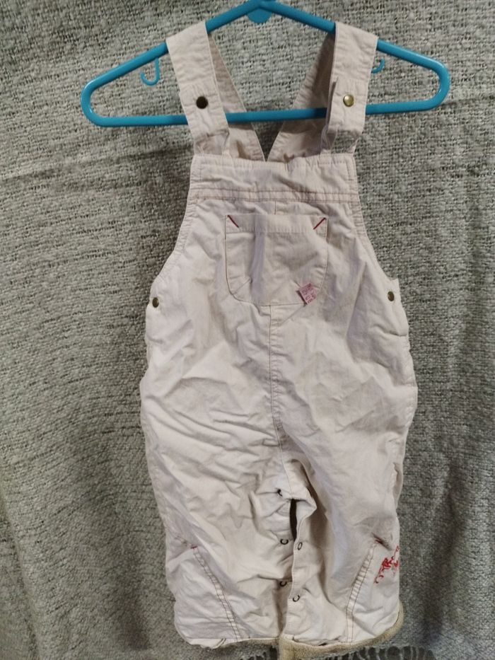 Salopettes matelassé bouton pression entrejambe