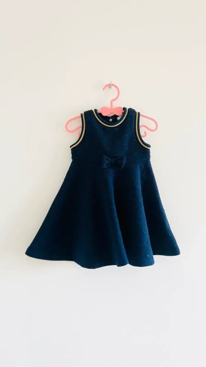Robe bleu marine - Mes petits cailloux