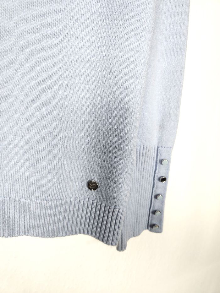 Pull Antonelle à col roulé bleu clair - Taille 2 (M) - photo numéro 2