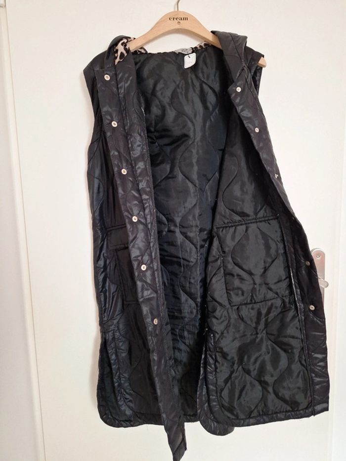 🖤 Superbe veste matelassée longue noire - photo numéro 7