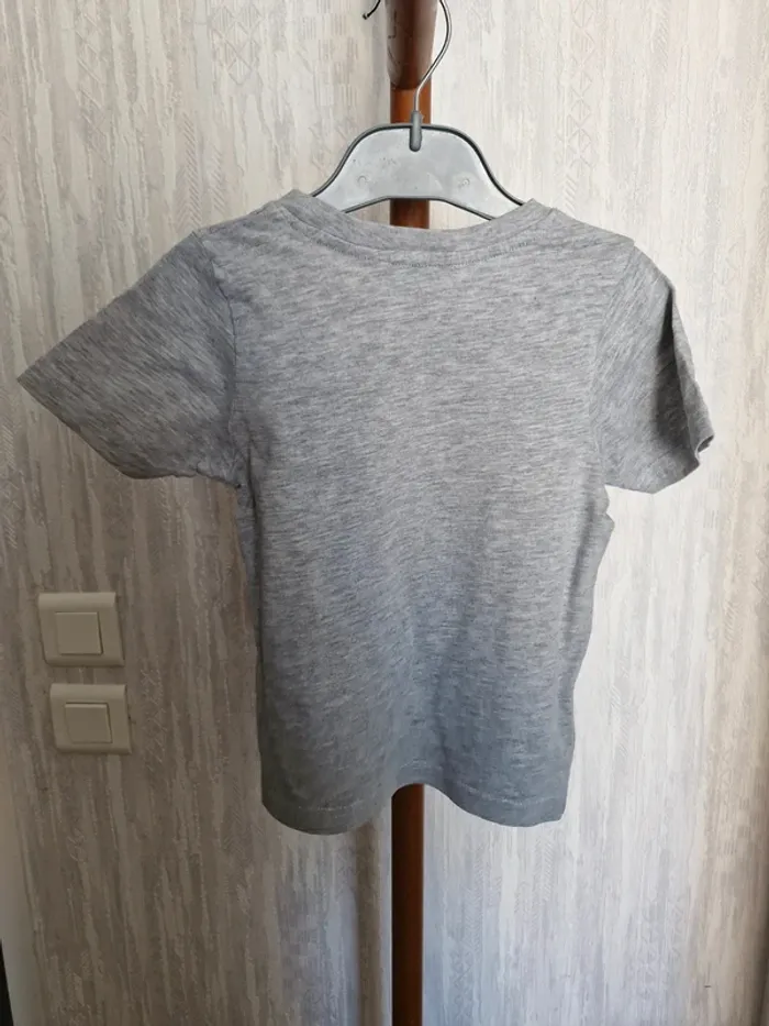 T-shirt manches courtes garçon 3 ans Ycc Collection gris bleu marine coton viscose - photo numéro 5
