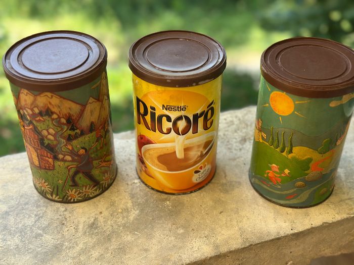Lot de 5 boites de RICORE vintage