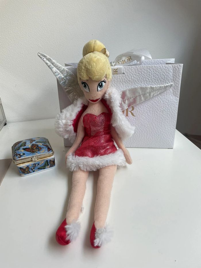 Mini poupée chiffon - fée clochette / tinkerbell Christmas
