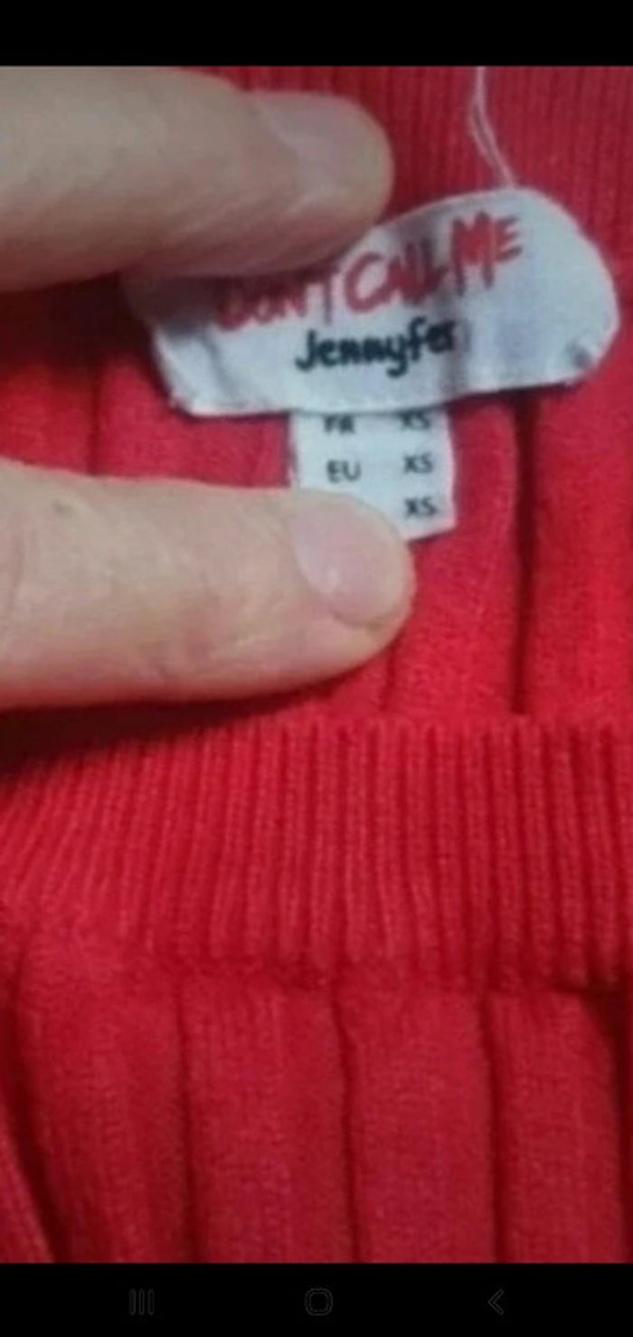 Pull chaussette rouge - photo numéro 2