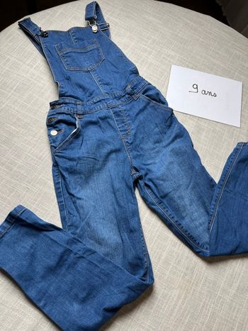 Salopette en jean La Redoute 9 ans