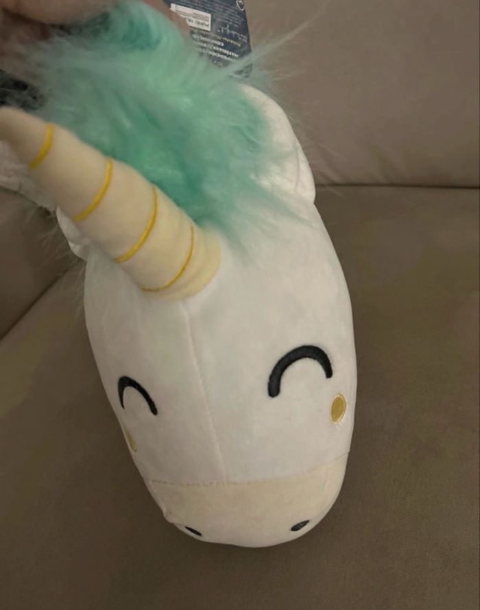 Peluche tête de licorne - photo numéro 2