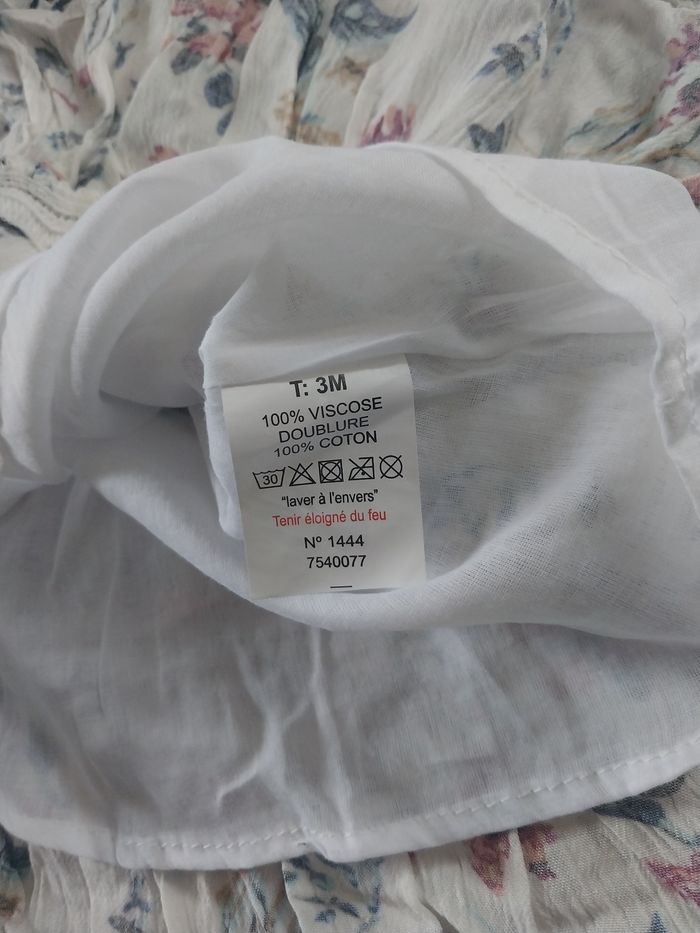 Robe fleurie fille 3 mois - photo numéro 5