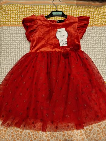 Robe de Noël 3 - 4 ans neuve