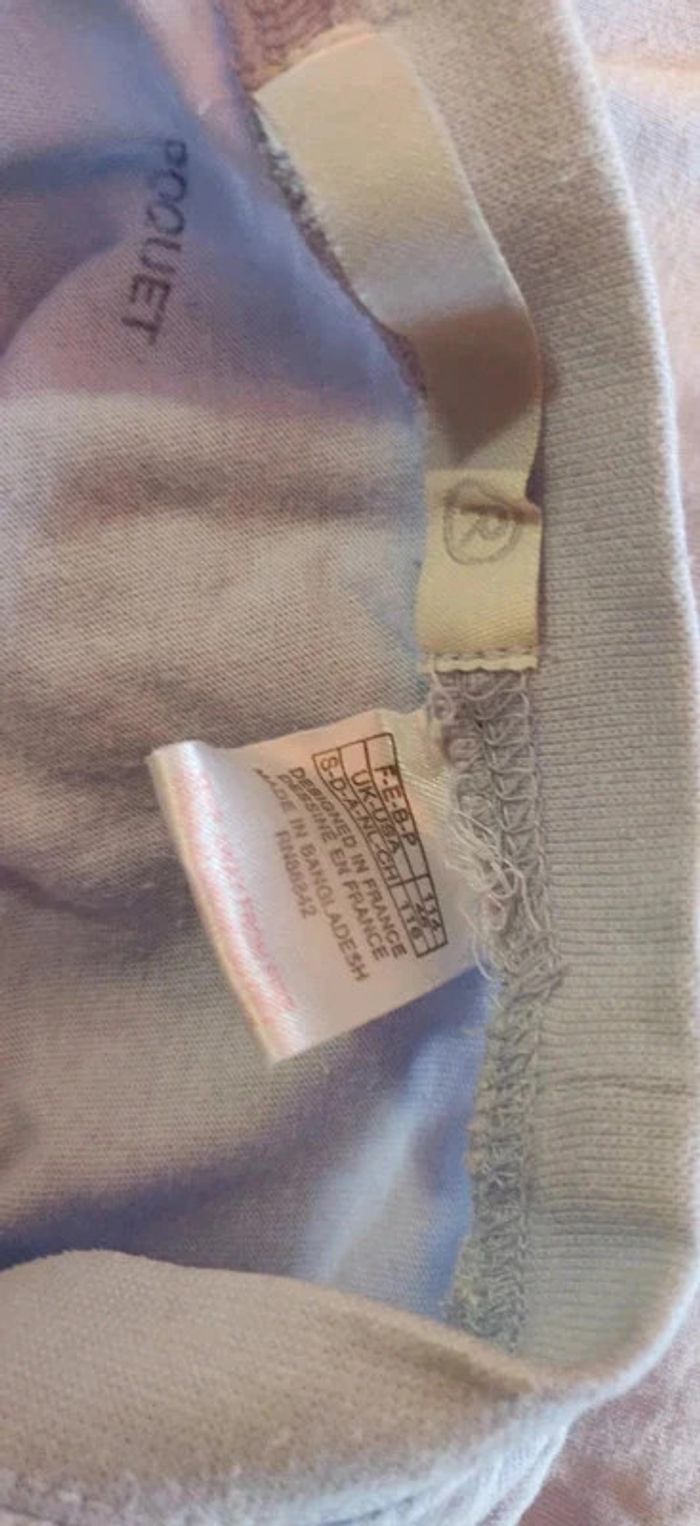 T-shirt mc bleu clair La Redoute 6 ans - photo numéro 3