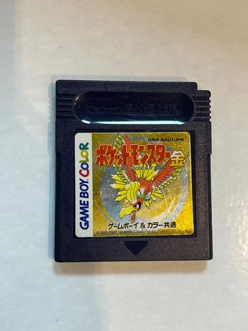Gameboy japonaise : Pokémon pocket monster Gold