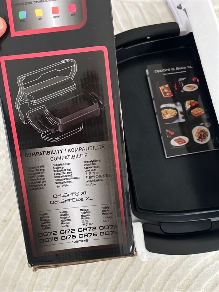 Plaque four optigrill XL