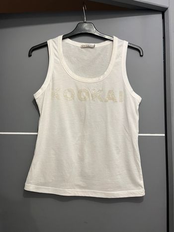 Débardeur femme Kookai L 40 blanc neuf