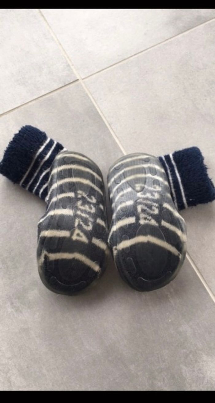 Chaussons chaussettes semelle rigide 23/24 - photo numéro 2