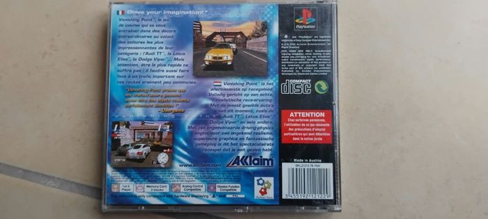 Jeu PS1 Vanishing Point - photo numéro 5