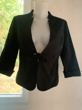 Blazer noir attaché original Jacqueline Riu taille 42