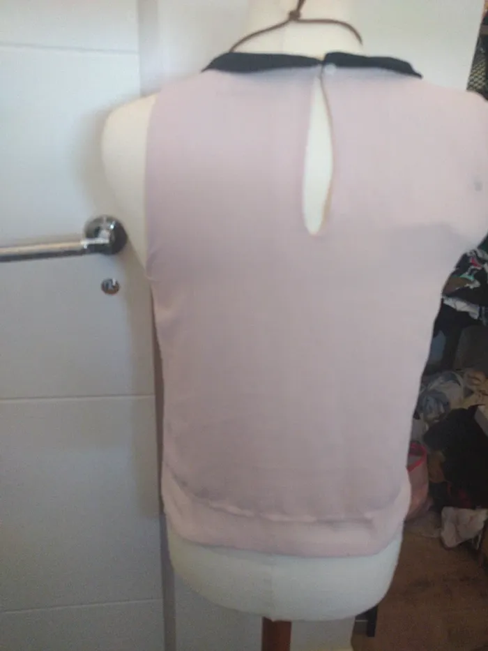Top rose poudré Pull &Bear S - photo numéro 3