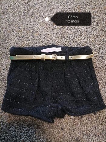 Short gémo 12 mois