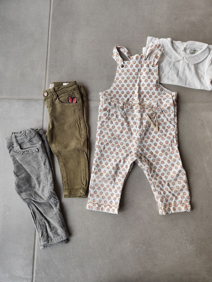Lot pantalons 12 mois