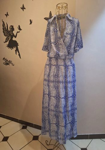 Robe longue imprimée