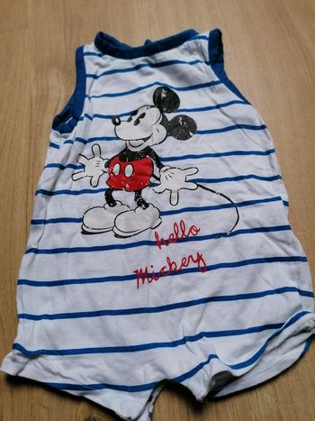 Combishort 12mois Mickey Disney