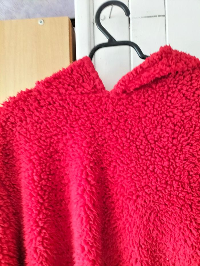 Poncho de nuit polaire rouge - photo numéro 2