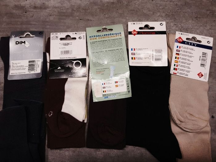 Lot chaussettes de ville - photo numéro 2