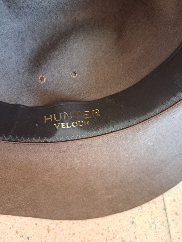 Chapeau hunter de safari velours - photo numéro 8