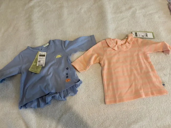 Lot complet vêtements bébé fille 1 mois (Benetton, DPAM, Orchestré) Neuf et Excellent état - photo numéro 11