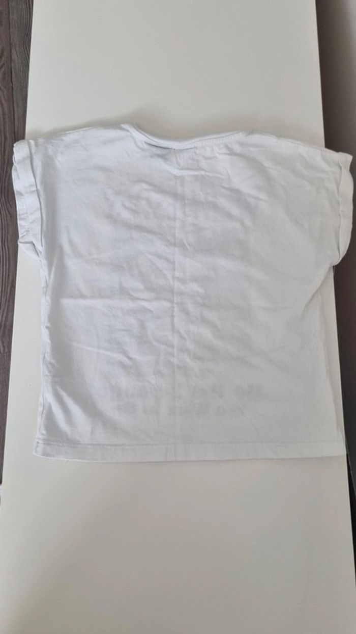 Tee-shirt Mercredi Zara Taille 6/7 ans - photo numéro 2