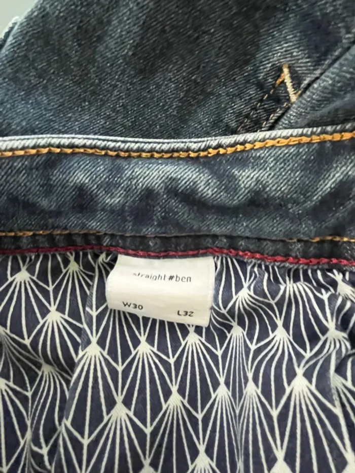 Jean straight couleur denim Taille W30 L32 - photo numéro 5