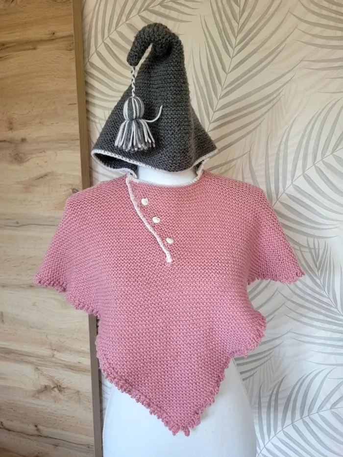 Poncho fille taille 9/12 mois bébé