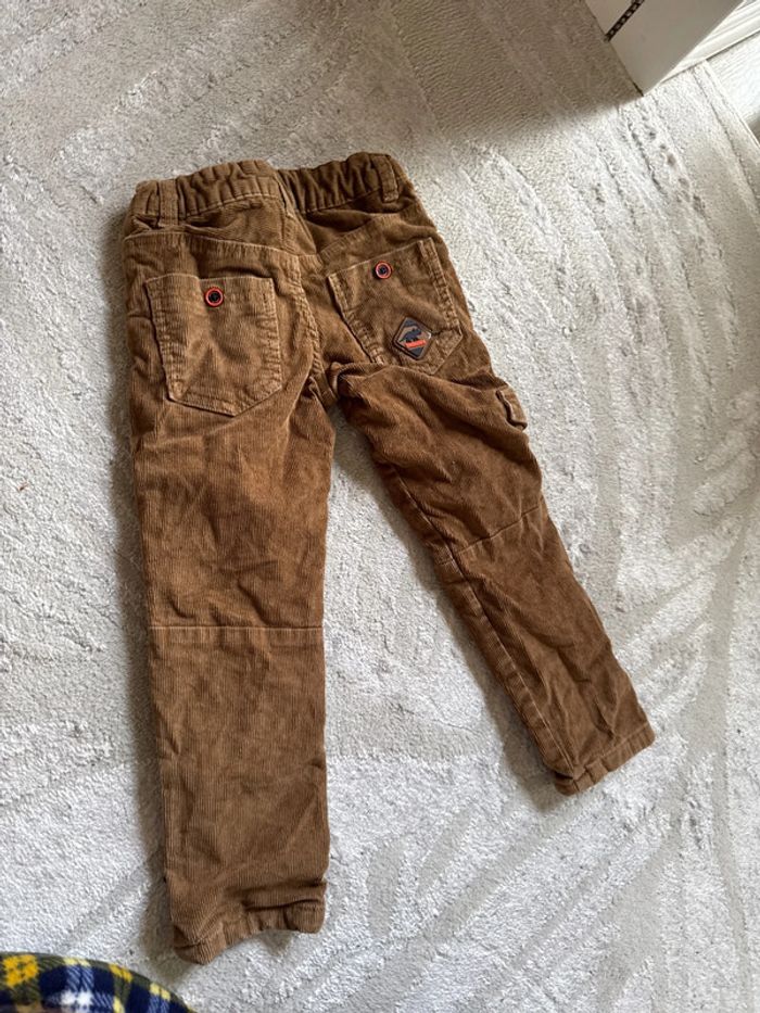 Pantalon velours marron 3 ans sergent major - photo numéro 4