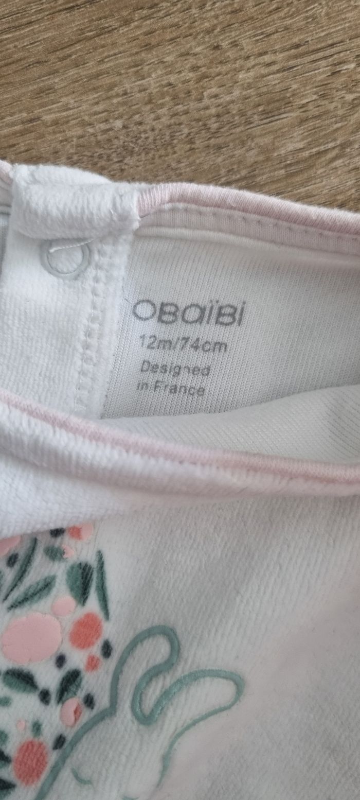Pyjama velours 2 pièces 12 mois neuf - photo numéro 7