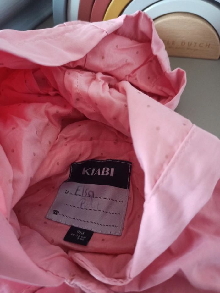 Trench rose avec capuche 9 mois KIABI - photo numéro 3
