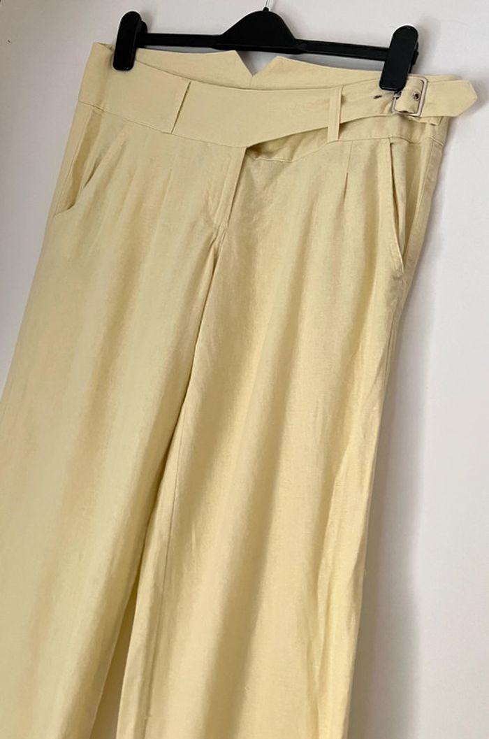 Pantalon large léger avec ceinture Taille 42 - photo numéro 3