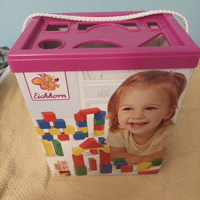 Cubes en bois - Eichhorn 85 pieces